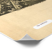 Mount Pennsylvania 1900 Antique Panorama Poster (Ecke)