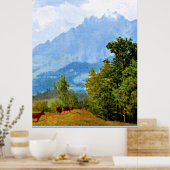 Mount Pilatus, berühmtes Kunstwerk von Albert Bier Poster (Küche)