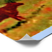 Mount Pilatus, berühmtes Kunstwerk von Albert Bier Poster (Ecke)