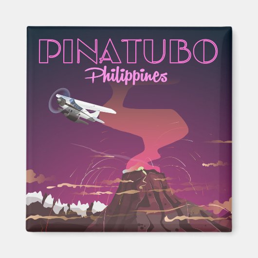 Mount Pinatubo, Philippinen Magnet (Vorne)