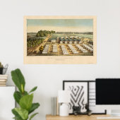 Mount Pleasant Hospitals in Washington, DC 1862 Poster (Heimbüro)