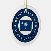 Mount Pleasant South Carolina Keramik Ornament (Rechts)