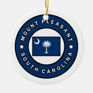 Mount Pleasant South Carolina Keramik Ornament