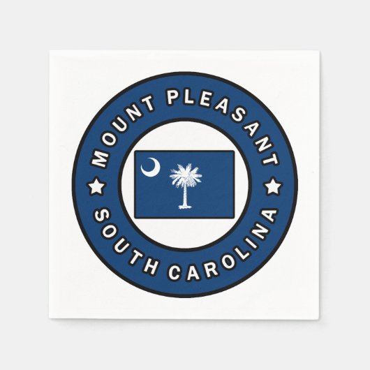 Mount Pleasant South Carolina Serviette (Vorderseite)