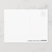 Mount Rainer Abend Postkarte (Rückseite)