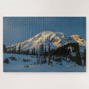 Mount Rainer Abend Puzzle