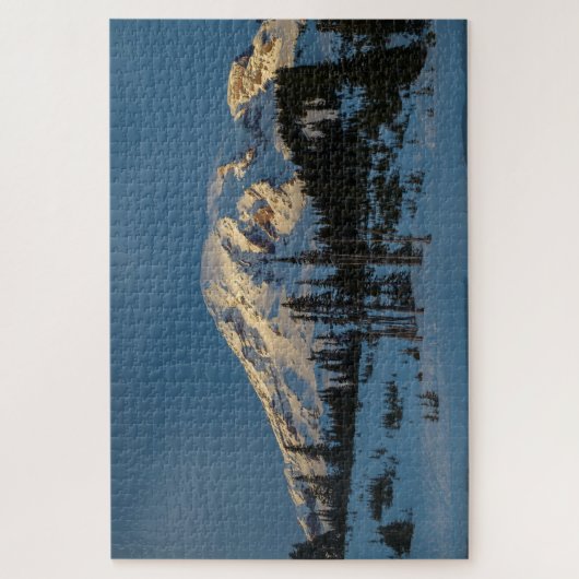 Mount Rainer Abend Puzzle (Vertikal)