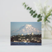 Mount Rainer, Washington Postcard Postkarte (Stehend Vorderseite)