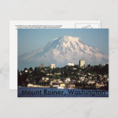 Mount Rainer, Washington Postcard Postkarte (Vorne/Hinten)