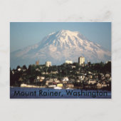 Mount Rainer, Washington Postcard Postkarte (Vorderseite)