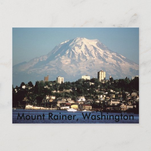 Mount Rainer, Washington Postcard Postkarte (Vorderseite)