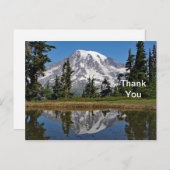 Mount Rainier 2 Vielen Dank, Postkarte (Vorne/Hinten)