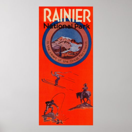 Mount Rainier Advertising Poster (Vorne)