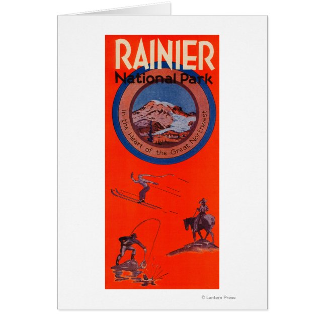 Mount Rainier Advertising Poster (Vorne)