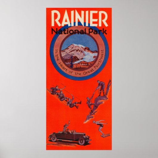 Mount Rainier Advertising Poster 2 (Vorne)