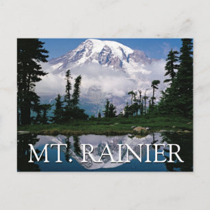 Mount Rainier   Alles Gute zum Geburtstag Postkarte
