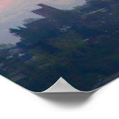 Mount Rainier Alpenglow-Landschaft Poster (Ecke)
