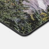 Mount Rainier and Clouds Landscape Schreibtischunterlage (Ecke)