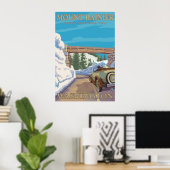 Mount Rainier - Chinook Pass Eintrittskarte Poster (Heimbüro)
