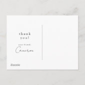 Mount Rainier | Danke Postkarte (Rückseite)