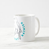 Mount Rainier Fliegenschnäpper Nationalpark Vogel Kaffeetasse (VorderseiteRechts)