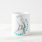 Mount Rainier Fliegenschnäpper Nationalpark Vogel Kaffeetasse (Mittel)