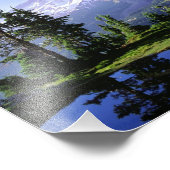 Mount Rainier Foto Print (Ecke)