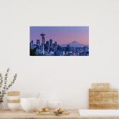 Mount Rainier in the background. Poster (Küche)