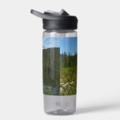 Mount Rainier Lake Reflection with Wildflowers Trinkflasche (Rechts)