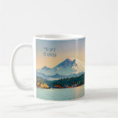 Mount Rainier Lake Washington Pacific Nordwest Kaffeetasse (Links)