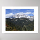Mount Rainier Landschaft im Tal Poster (Vorne)