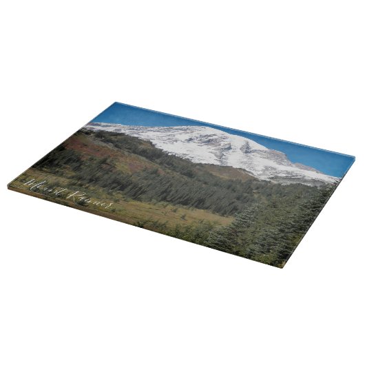 Mount Rainier Landschaftlich Valley Landschaft Schneidebrett (Ecke)