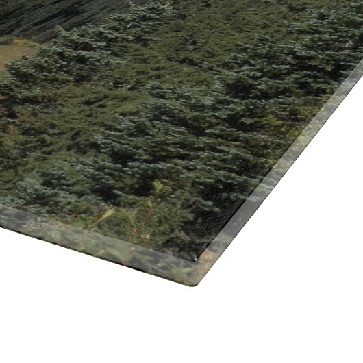 Mount Rainier Landschaftlich Valley Landschaft Schneidebrett (Ecke)