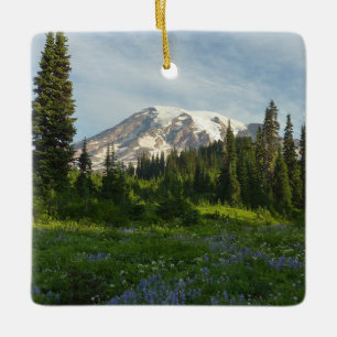 Mount Rainier Morgenlicht Keramikornament