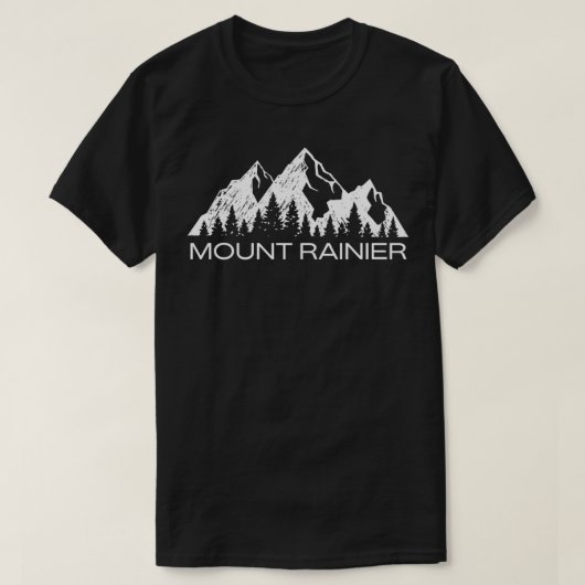 Mount Rainier Mt Rainier Nationalpark Washington T-Shirt (Design vorne)