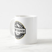 Mount Rainier National Park Alpine Logo Kaffeetasse (Vorderseite Links)