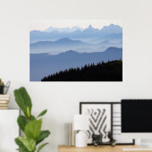 Mount Rainier National Park Cascade Mountains Poster (Heimbüro)
