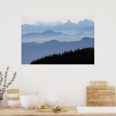Mount Rainier National Park Cascade Mountains Poster (Küche)