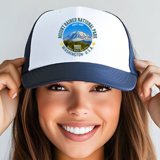 Mount Rainier National Park Hat – Washington Truckerkappe