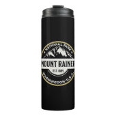 Mount Rainier National Park Logo Mountain Thermosbecher (Vorderseite)