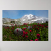 Mount Rainier National Park, Mount Rainier 1 Poster (Vorne)