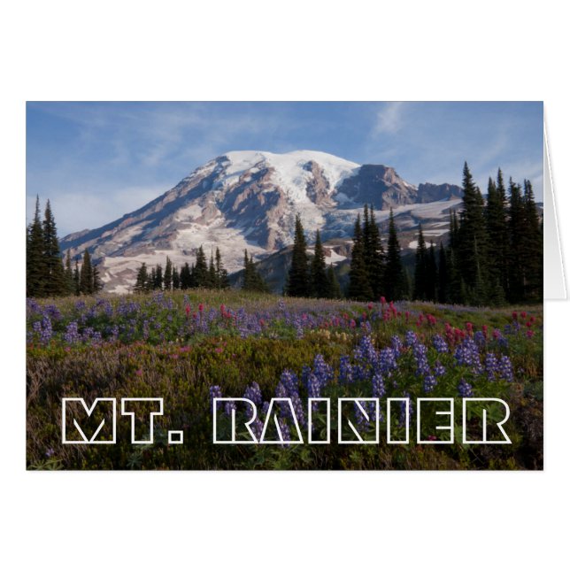 Mount Rainier National Park, Mount Rainier 3 (Vorderseite (Horizontal))