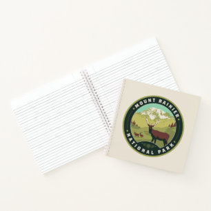 Mount Rainier National Park Notizblock
