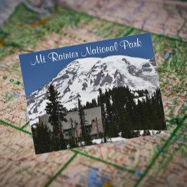 Mount Rainier National Park Travel Foto Postkarte
