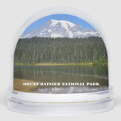 Mount Rainier National Park Travel Photo Schneekugeln (Vorderseite)