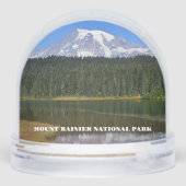 Mount Rainier National Park Travel Photo Schneekugeln (Rückseite)