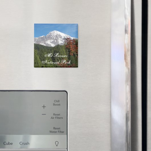 Mount Rainier National Park View Magnet (In Situ (Kühlschrank))