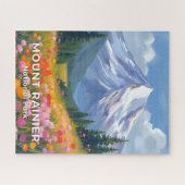 Mount Rainier National Park | Washington Reise Puzzle (Horizontal)