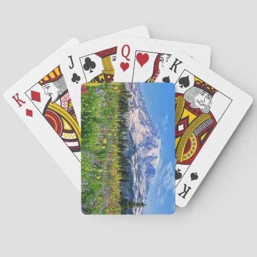 Mount Rainier National Park, Washington Spielkarten (Rückseite)