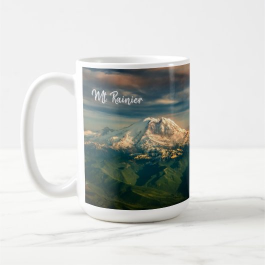 Mount Rainier National Park Washington Staat Kaffeetasse (Links)